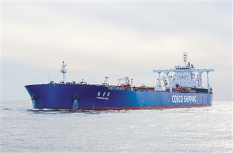 31.9万吨巨轮“远贵洋”轮入列“中国洋浦港”